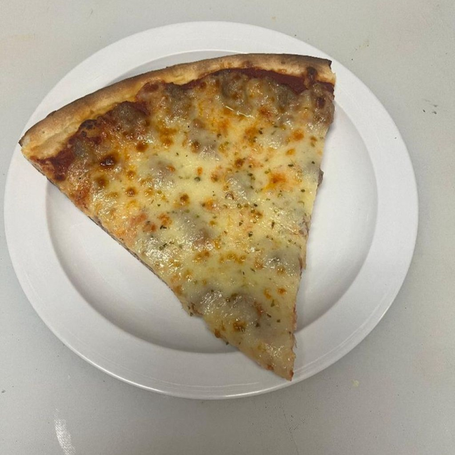 Kids Cheese Pizza Slice.